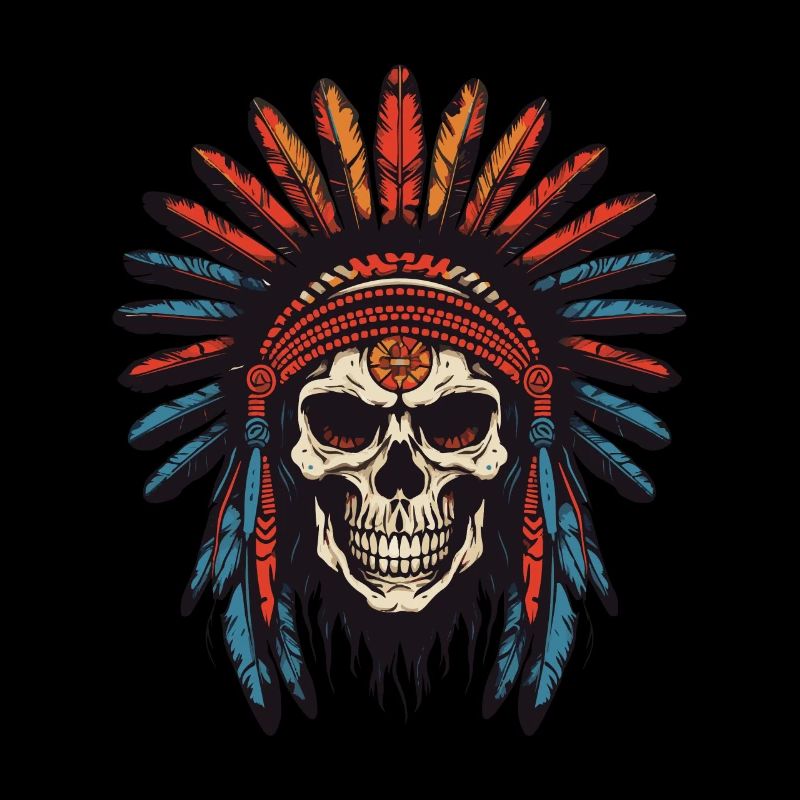 Crâne de chef indien Apache