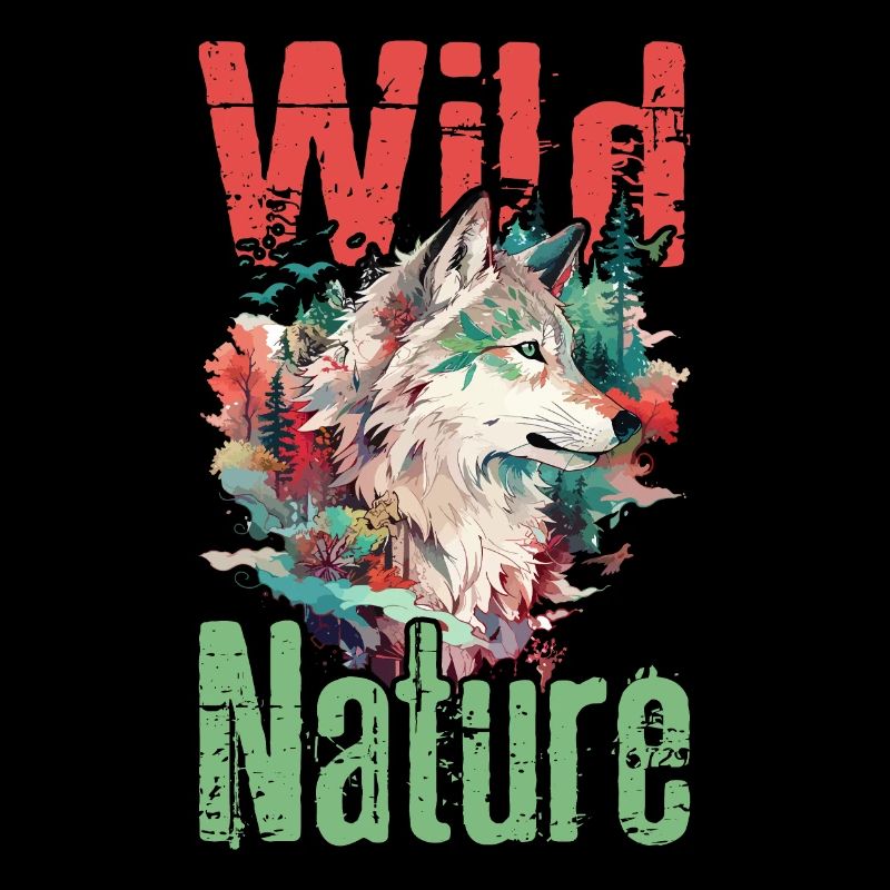 Loup Nature sauvage Wolf’s Head Wilderness Forest Trees