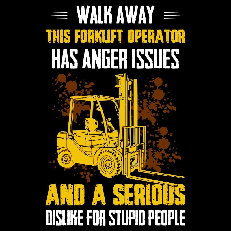 Walk Away This Forklift Operator Has Anger Issues
