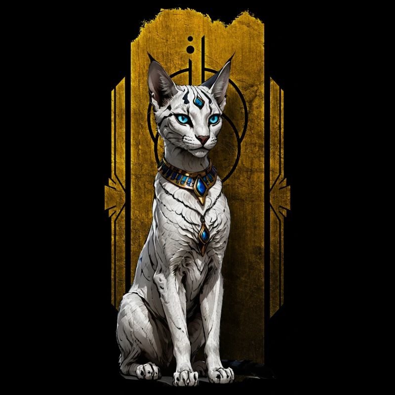Majesté vigilante de Bastet : Protecteur du divin