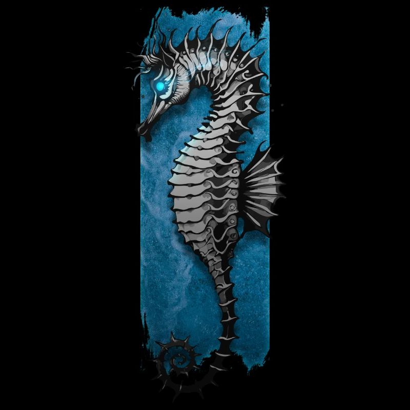 Élégance marine : Sérénade d’hippocampe