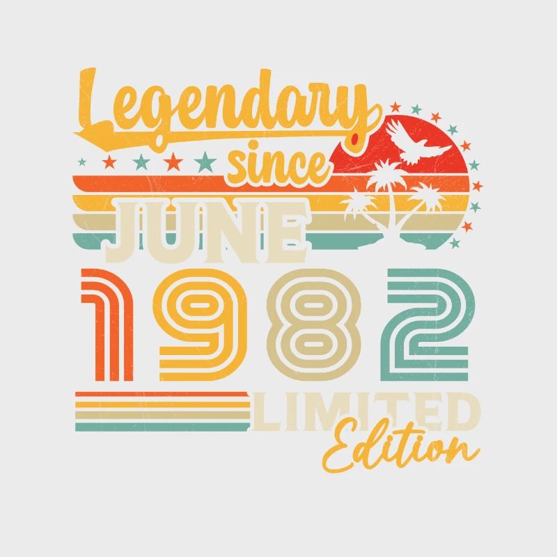 Legendär seit Juni 1982 Geburtstagsgeschenk