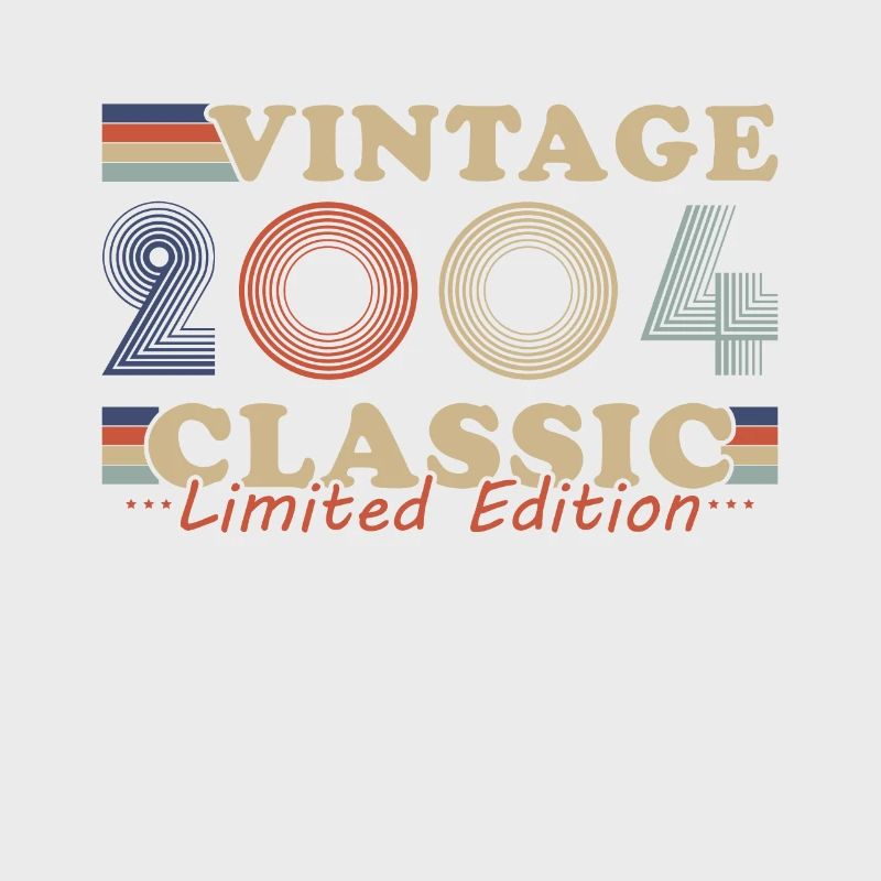 2004 Vintage Retro Geburtstagsgeschenk