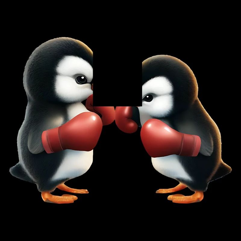 Pinguin Boxkampf