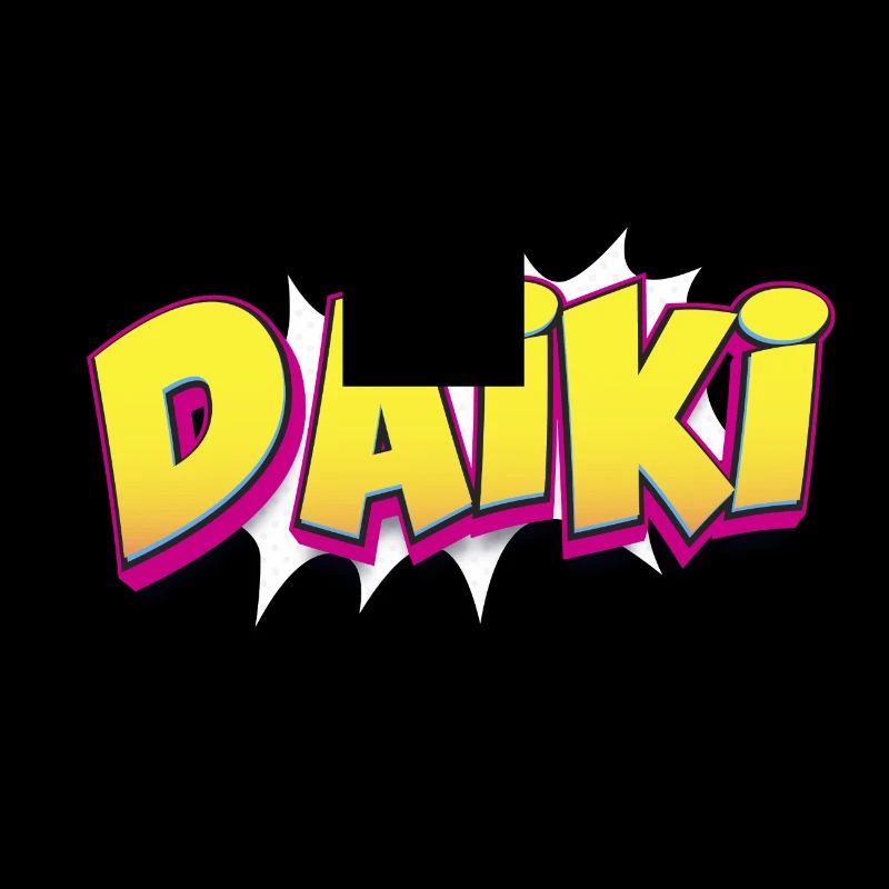 Daiki Custom Name Comic Book Style Pop Art, Daiki