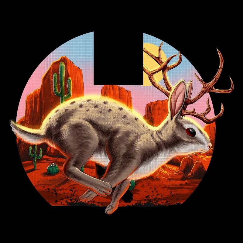 Jackalope Lapin cryptide