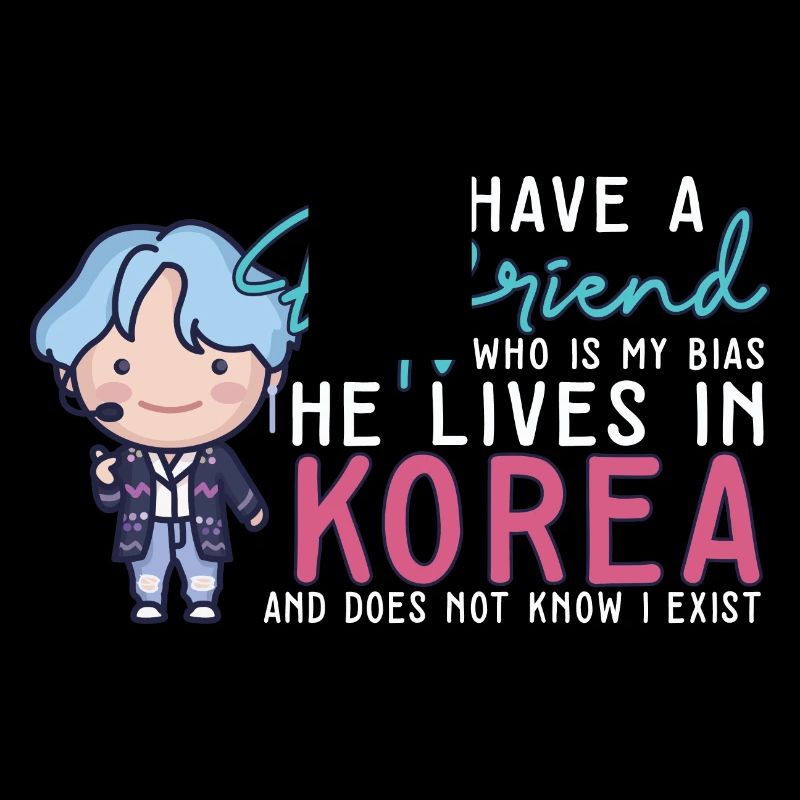 Kpop Idol Fan K Amant de drame J’aime la Corée J’ai un