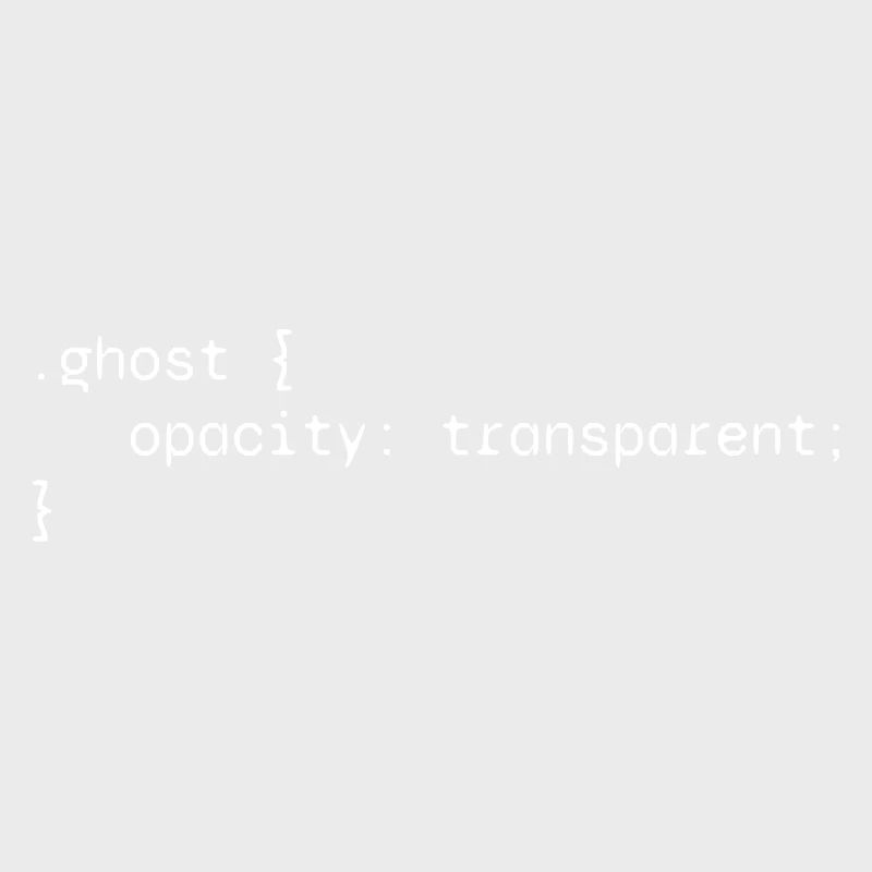 Ghost web developer funny humor