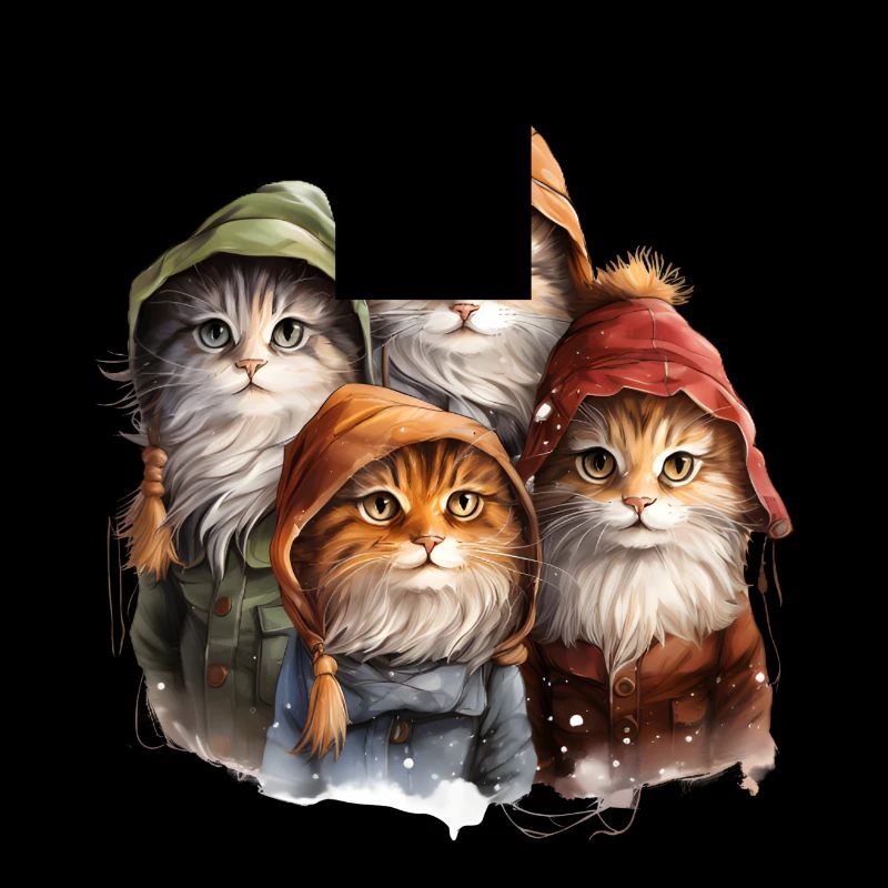 4 chatons mignons
