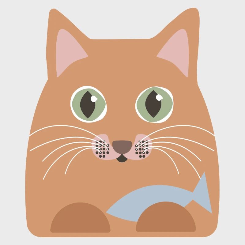 Cat with fish