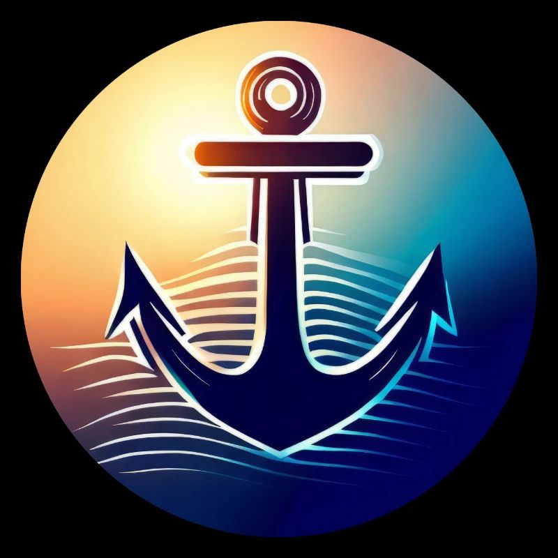 Anchor Sunset Round