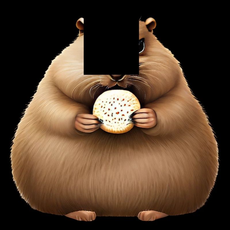 Groundhog mit Cracker