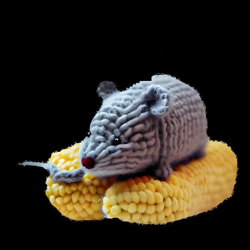 Mouse on corn