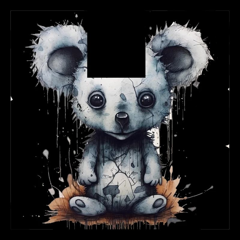 Koala mignon et triste