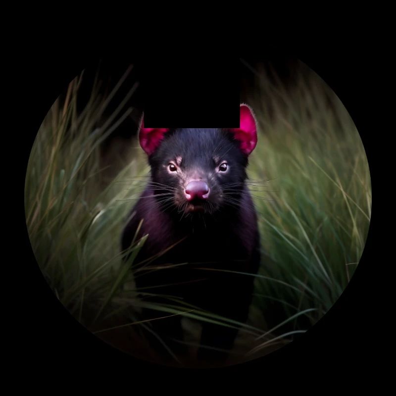 Lurking Tasmanian Devil
