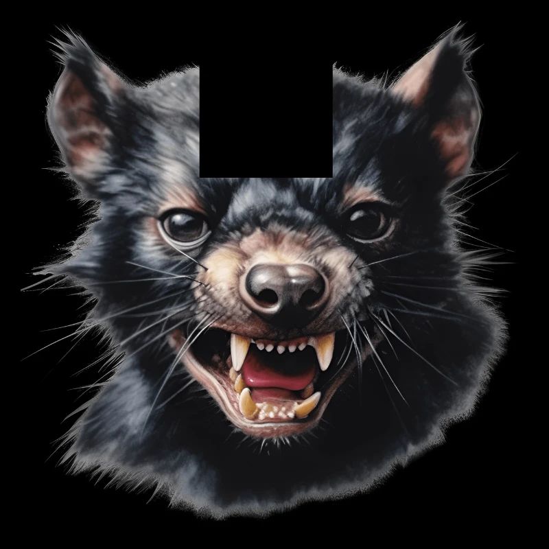 Looming Tasmanian devil