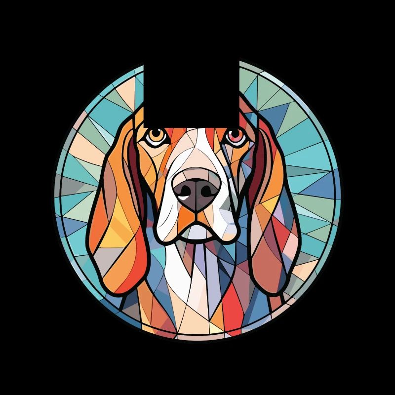 Treeing Walker Coonhound race chien aquarelle
