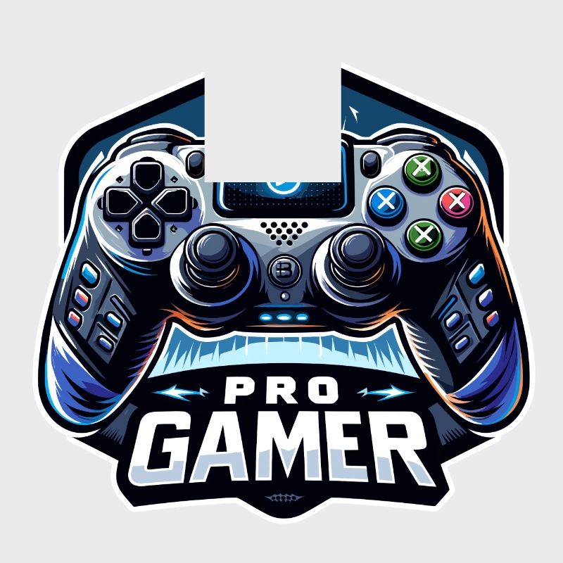Pro Gamer - Controller Illustration