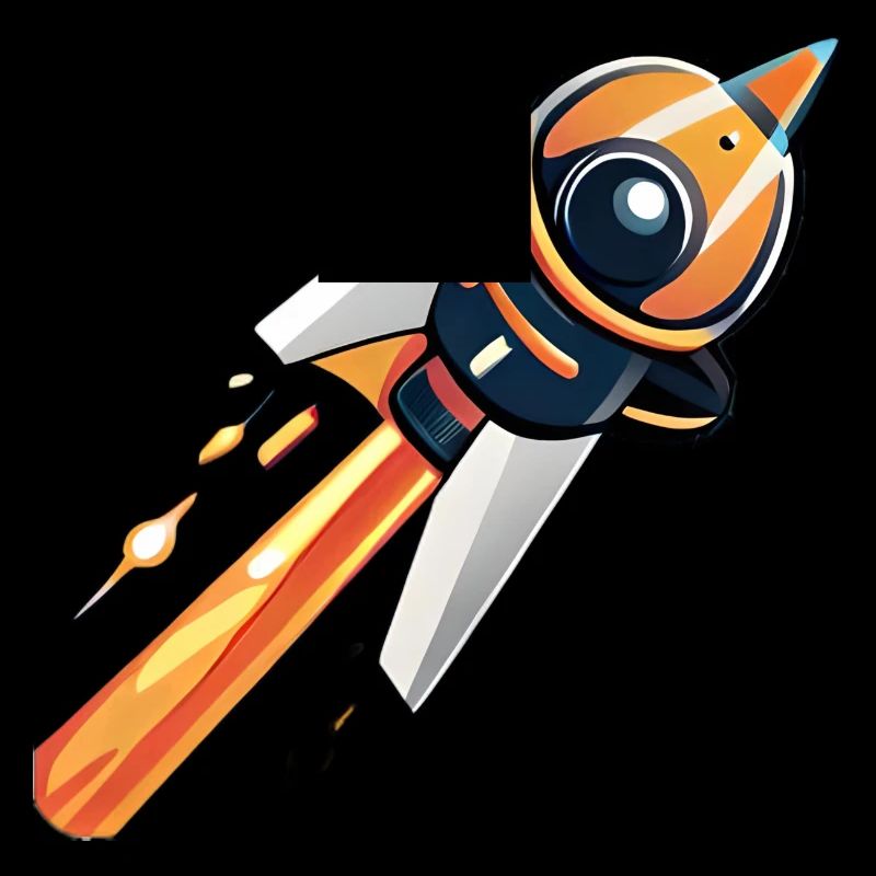 Rocket going into space