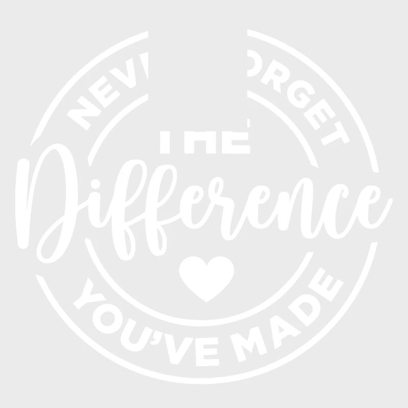 Never Forget the Difference