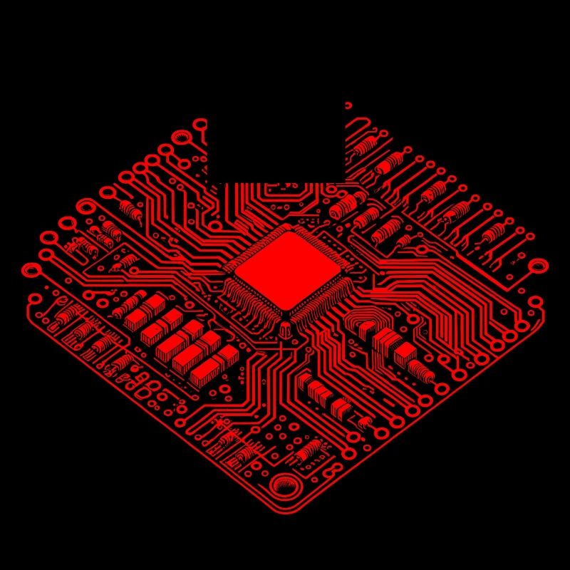 Anatomische CPU & Platine - Coole Informatiker
