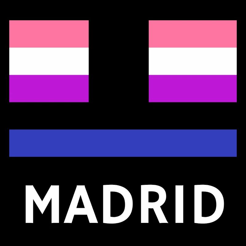 Genderfluid Pride Flag Madrid