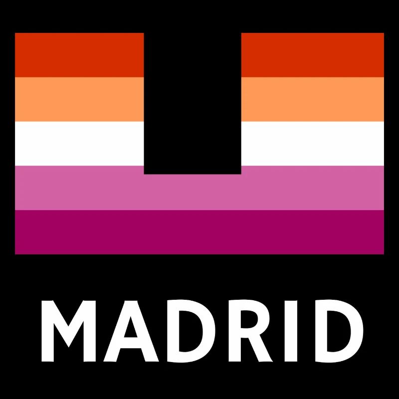 Lesbian Pride Flag Madrid