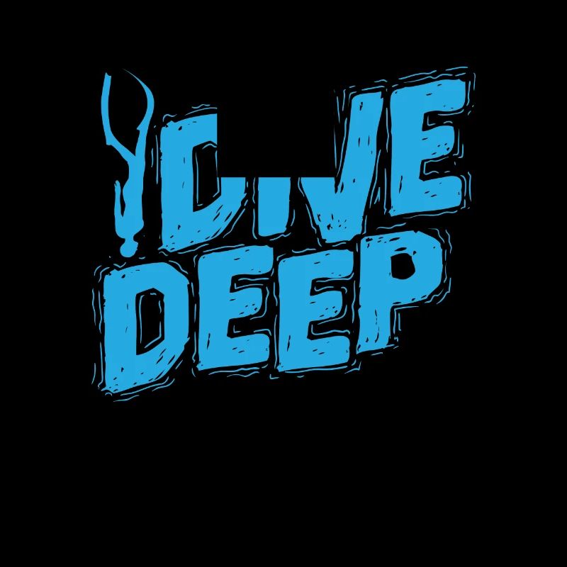 Apnea Diver Dive Deep