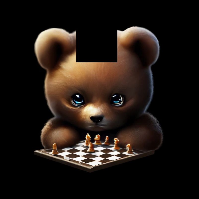 Ours jouant aux échecs