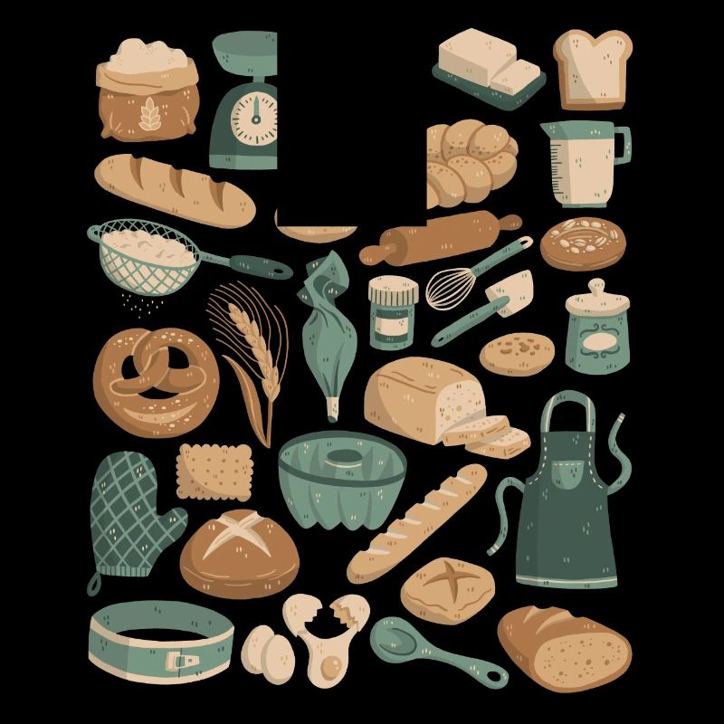 Baking & Bakery Doodles