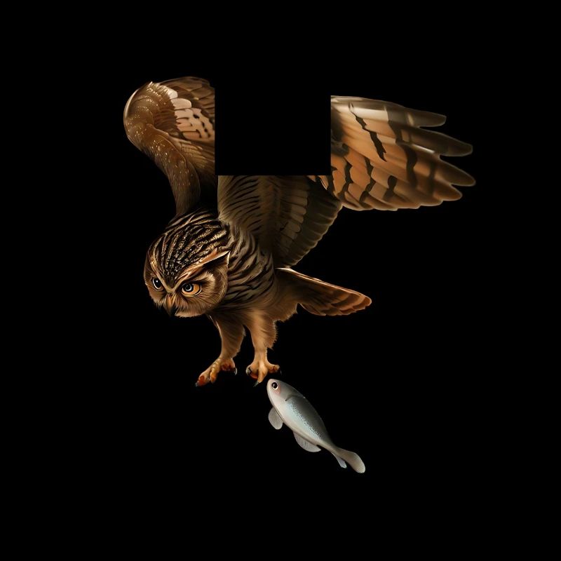 Le hibou pêcheur