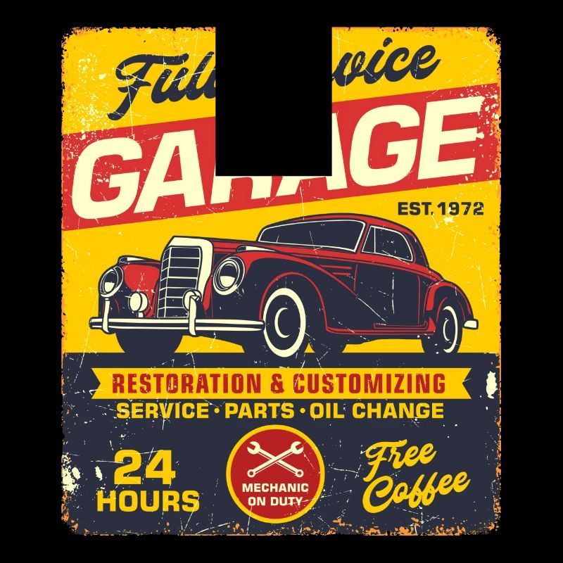 Autogarage retro