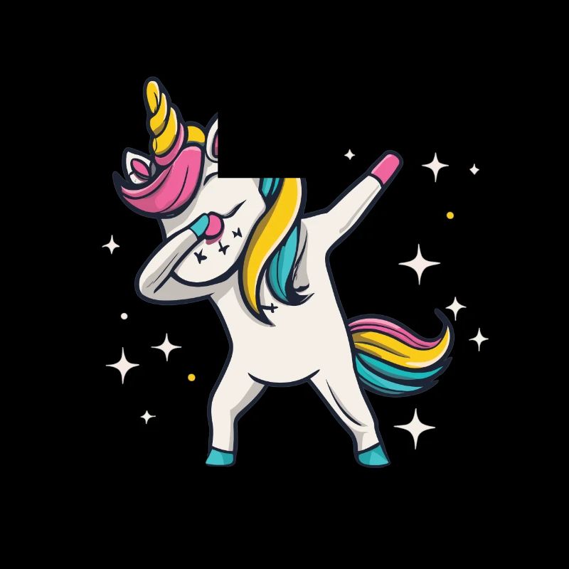 Dabbing Licorne Licorne Dab Dabbing Trend Dance