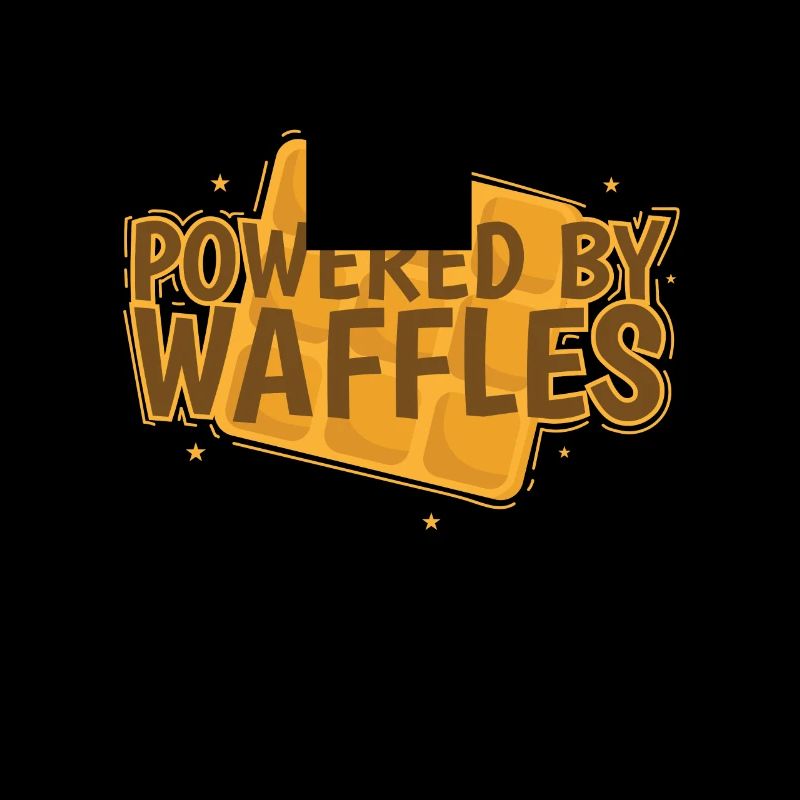 Powered by Waffles Teig Gebäck Snack