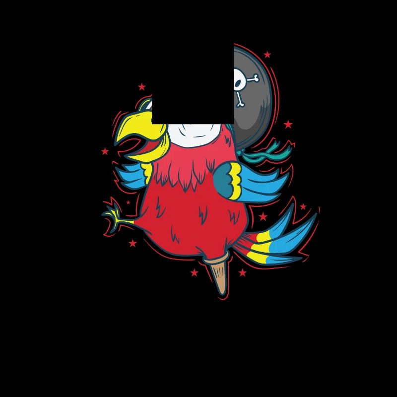 Parrot, Pirate, Bird, Talking, Animal