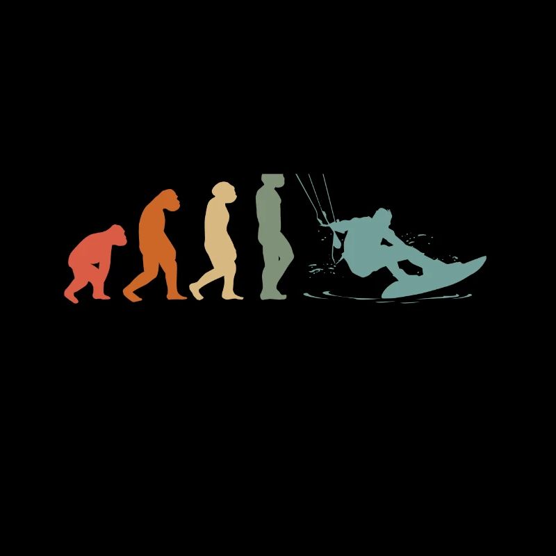 Kitesurf Kiteboard Kitesurfen Vintage Evolution