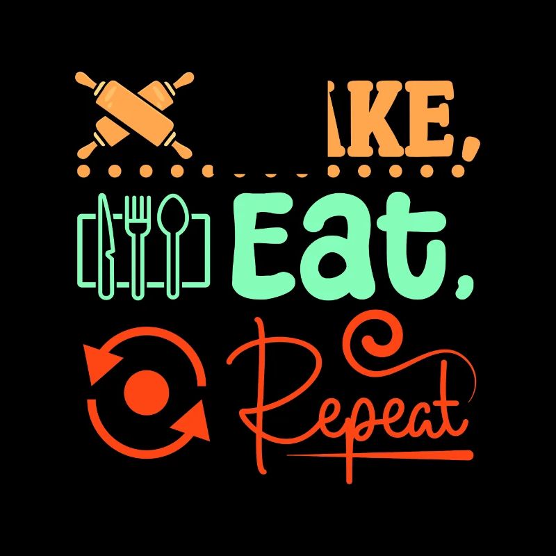 Cuisson du pain manger répéter