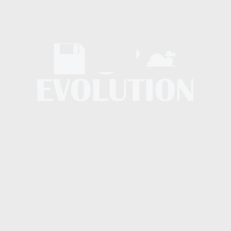 Evolution Floppy CD USB Stick Cloud
