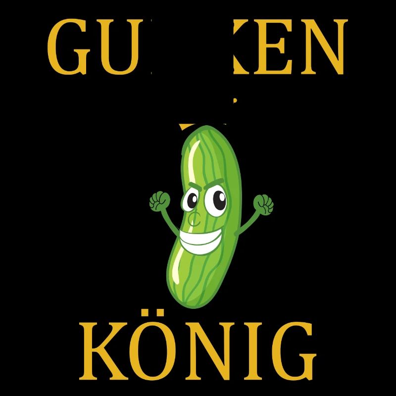 Der Gurken König mit der Krone