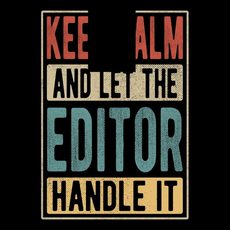 Editor Retro Geschenk