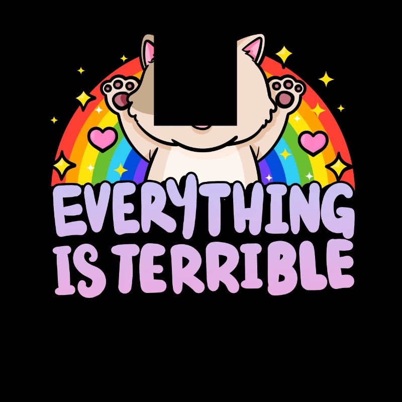 Alles Ist Schrecklich Sarkasmus Regenbogen
