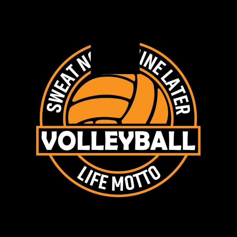 Transpirez maintenant, brillez plus tard - Devise de la vie de volleyball