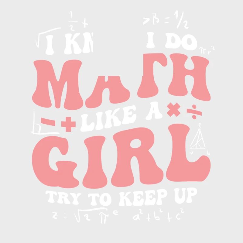 Math Genius Girl Power Statement