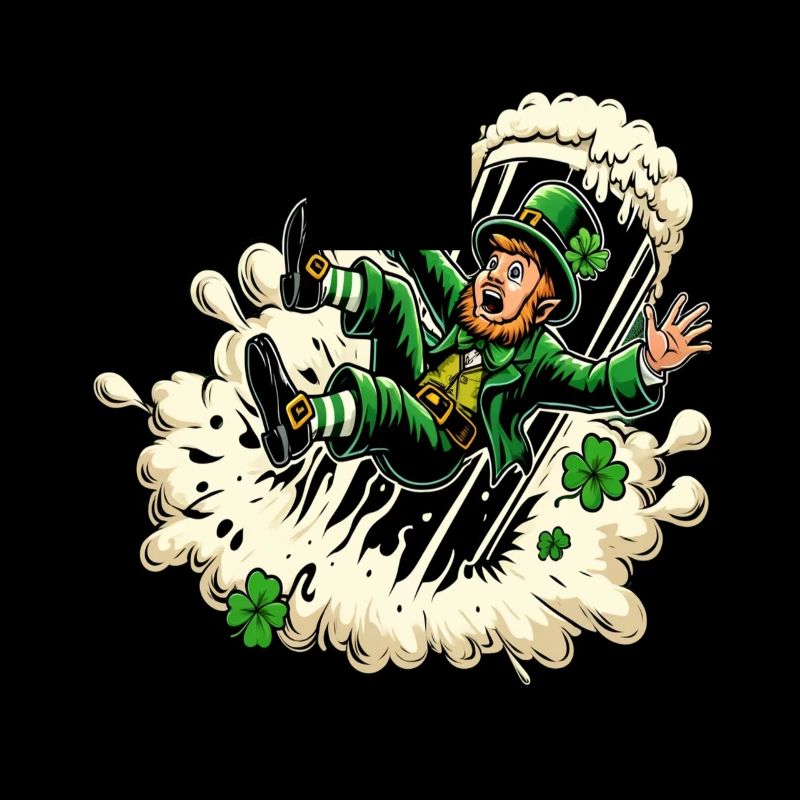 Falling Leprechaun (Leprechaun irlandais)