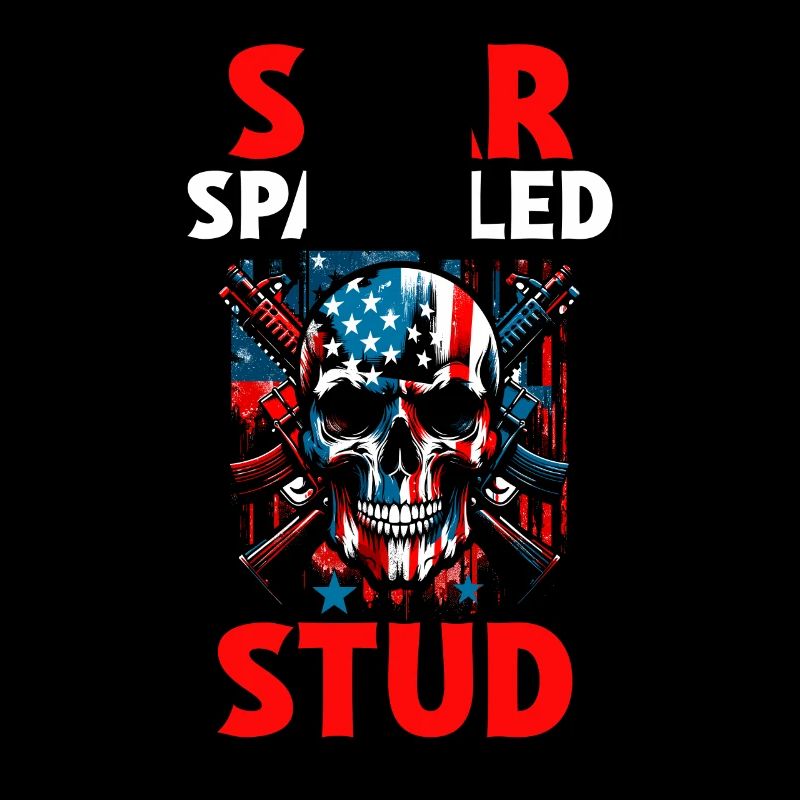 Star Spangled Stud - Patriotic Look with