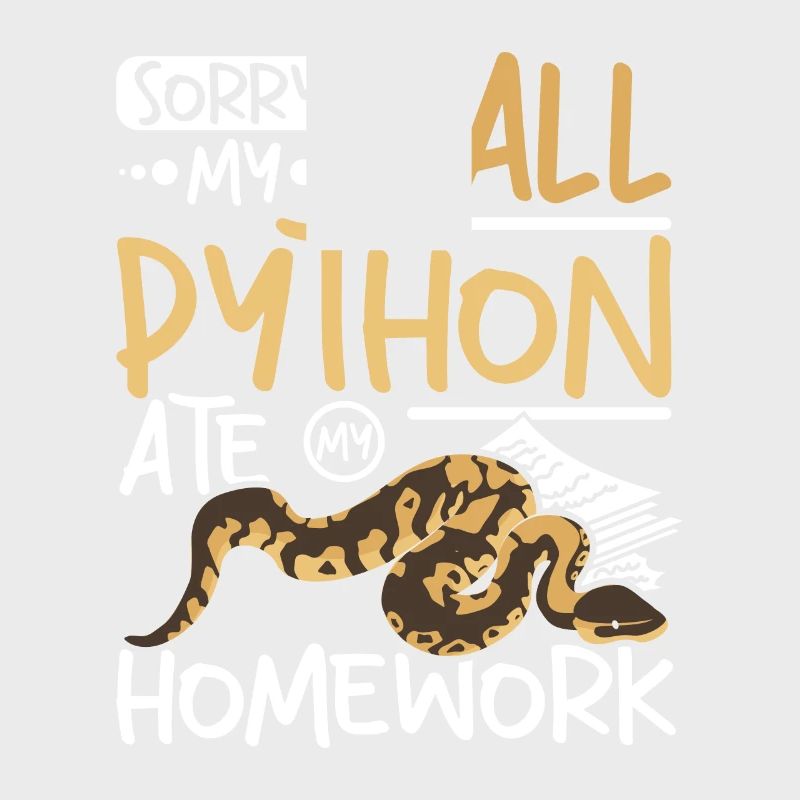 Désolé, mon python royal a mangé mes devoirs