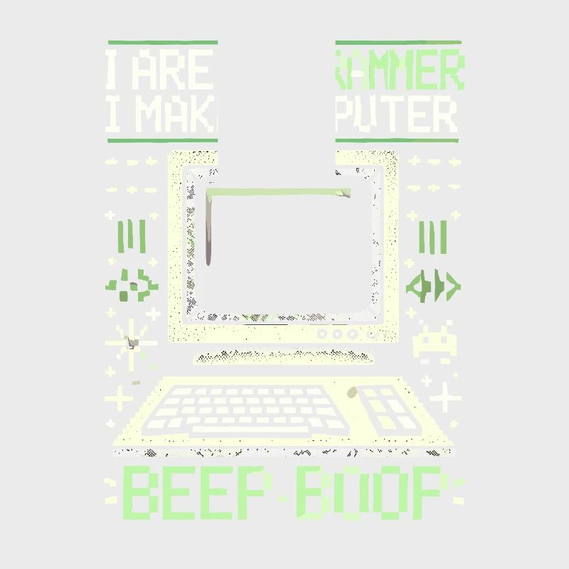 Ich bin Programmierer Ich mache Computer Piep Boop