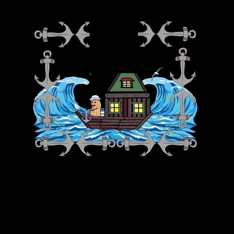 Maritime Peanut Sailor Ship Ships Ahoy Moin
