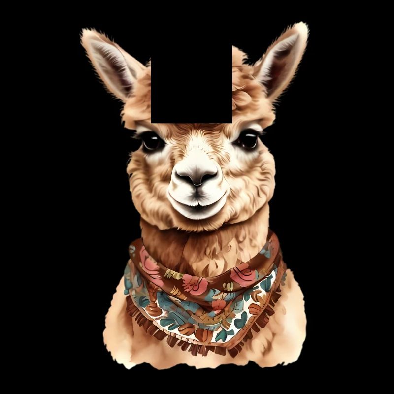Alpaca Animal Design – Funny Graphic Illustration