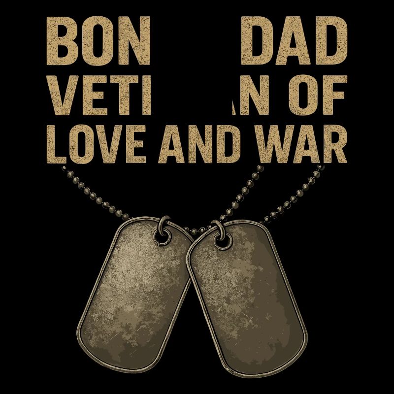 Papa bonus - Vétéran avec plaques d’identité